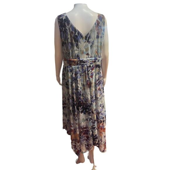 Womens Beautiful Dress Blue stretch Maxi Dress SZ XL - Picture 8 of 8